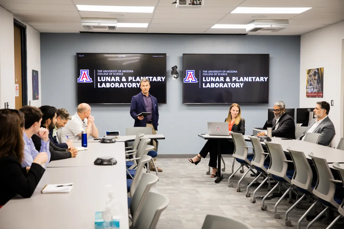 Campus visit from the Congressional Defense Team.