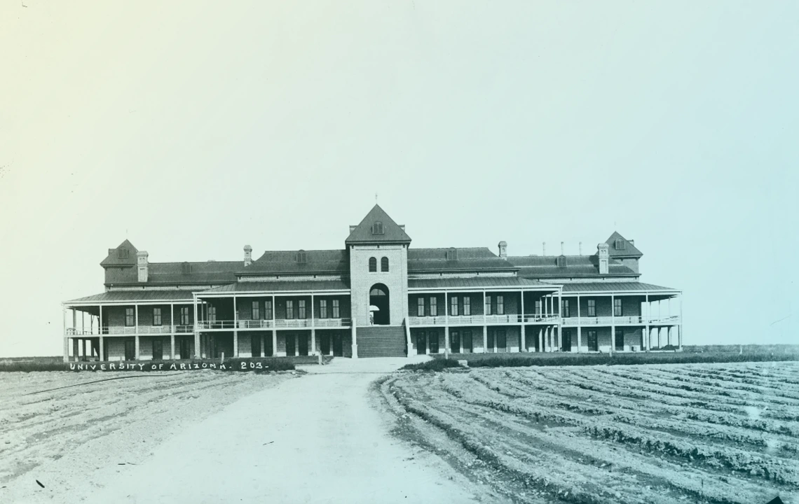 U of A's first building, Old Main