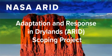 Graphic Header with blue sky and orange desert rock formation