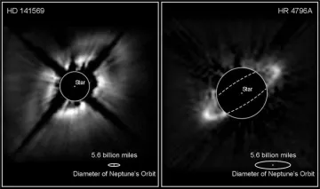 First view of a dust ring around a star taken by Hubble space telescope for University of Arizona research